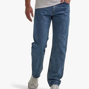 NWT 34"x 32" Wrangler Authentic Regular Fit Blue Jeans